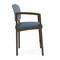 Lesro Lenox Steel Hip Chair Metal Frame, Bronze, RS Rain Song Back, MD Titan Seat LS1161 - alternate 2